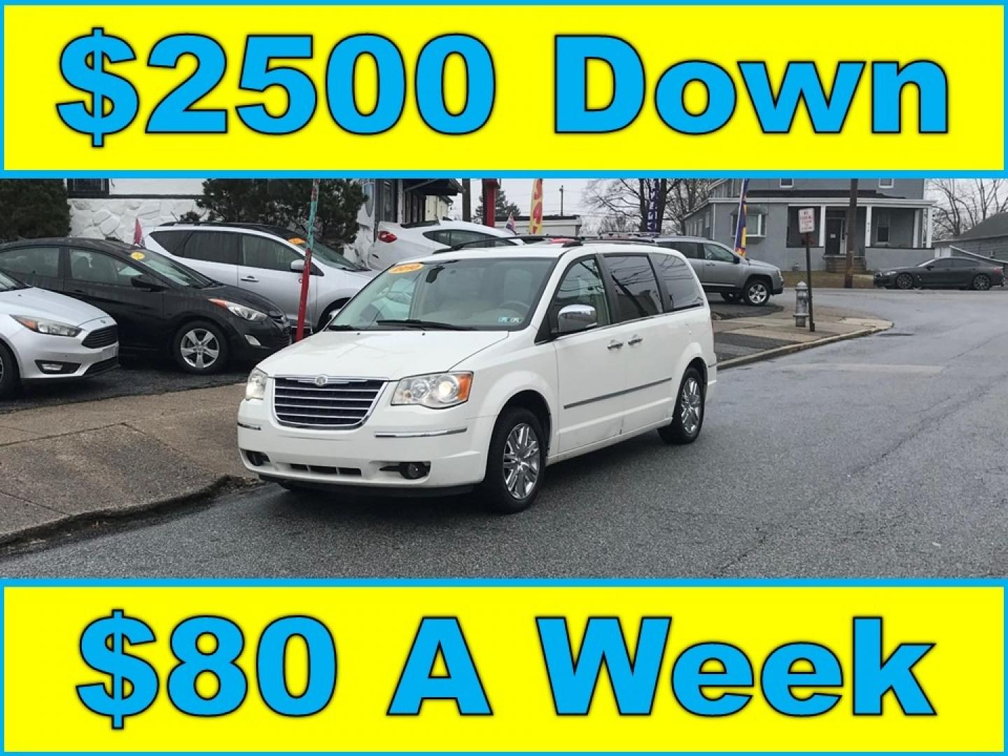 2010 White /Tan Chrysler Town & Country Limited (2A4RR6DX0AR) with an 4.0 V6 engine, Automatic transmission, located at 577 Chester Pike, Prospect Park, PA, 19076, (610) 237-1015, 39.886154, -75.302338 - Photo#0